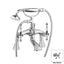 DISEGNO R2573BL Chopin Deck Mount Tub Filler