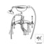 DISEGNO R2573X Chopin Wall Mount Tub Filler