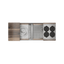 HOME REFINEMENTS 005472 Undermount Double Bowl Kitchen Sink With Walnut Accessories, L24"X18"X10" R24"X18"X10"