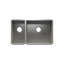 HOME REFINEMENTS 003648 Undermount Urbanedge Double Bowl Kitchen Sink, L9"X16"X8" R18"X16"X10"