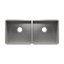 HOME REFINEMENTS 003682 Undermount Urbanedge Double Bowl Kitchen Sink, L18"X16"X8" R18"X16"X8"
