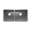 HOME REFINEMENTS 003948 Undermount J7 Double Bowl Kitchen Sink, L15"X16"X8" R18"X16"X8"