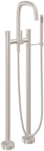 CALIFORNIA FAUCETS 0803-39.18 San Elijo Tub Fillers Contemporary Floor Mount Tub Filler - Quad Arc Spout