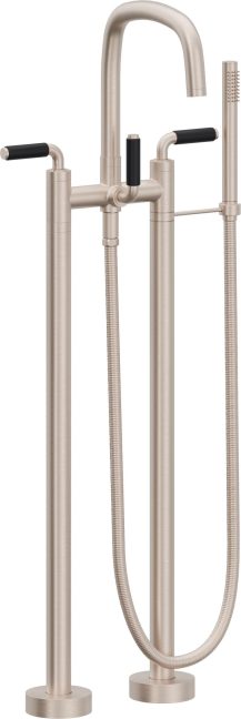 CALIFORNIA FAUCETS 0803-41-ADC.20 San Elijo Tub Fillers Contemporary Floor Mount Tub Filler - Quad Arc Spout