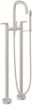 CALIFORNIA FAUCETS 0803-70.18 San Elijo Tub Fillers Contemporary Floor Mount Tub Filler - Quad Arc Spout