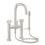 CALIFORNIA FAUCETS 0808-37X.20 San Elijo Tub Fillers Contemporary Deck Mount Tub Filler - Quad Arc Spout