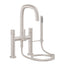CALIFORNIA FAUCETS 0808-39H.20 San Elijo Tub Fillers Contemporary Deck Mount Tub Filler - Quad Arc Spout