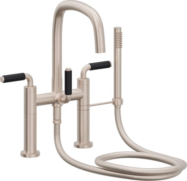 CALIFORNIA FAUCETS 0808-41-ADC.18 San Elijo Tub Fillers Contemporary Deck Mount Tub Filler - Quad Arc Spout