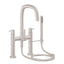 CALIFORNIA FAUCETS 0808-62.18 San Elijo Tub Fillers Contemporary Deck Mount Tub Filler - Quad Arc Spout