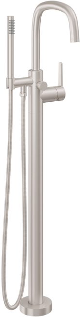 CALIFORNIA FAUCETS 0811-53.18 San Elijo Tub Fillers Contemporary Single Hole Floor Mount Tub Filler - Quad Arc Spout