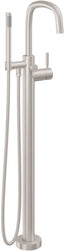 CALIFORNIA FAUCETS 0811-62.18 San Elijo Tub Fillers Contemporary Single Hole Floor Mount Tub Filler - Quad Arc Spout
