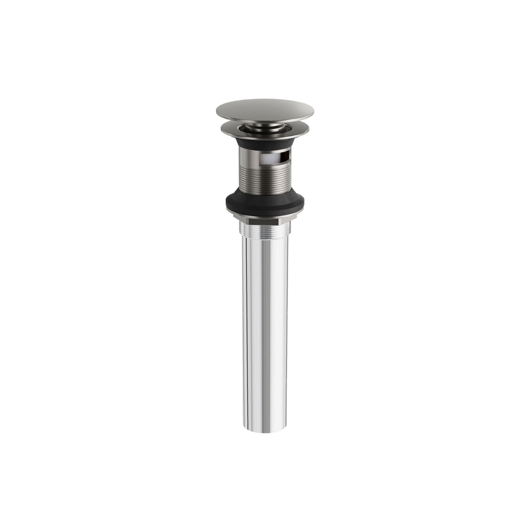 Aquabrass Drains 899 899 Round Pressure Pop Up Drain with Overflow