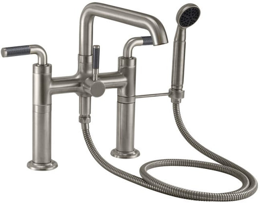 CALIFORNIA FAUCETS 0908-30F.20 Descanso Tub Fillers Industrial Deck Mount Tub Filler - Low Quad Spout