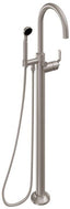 CALIFORNIA FAUCETS 1011-80.20 Descanso Tub Fillers Industrial Single Hole Floor Mount Tub Filler - Arc Spout