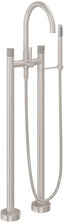 CALIFORNIA FAUCETS 1103-39PI.18 Asilomar Tub Fillers Contemporary Floor Mount Tub Filler - Arc Spout