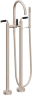 CALIFORNIA FAUCETS 1103-41-ADC.18 Asilomar Tub Fillers Contemporary Floor Mount Tub Filler - Arc Spout