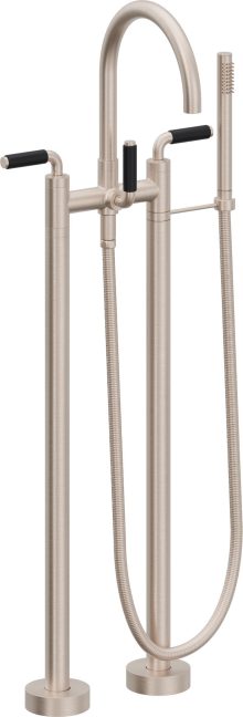CALIFORNIA FAUCETS 1103-41-ADC.20 Asilomar Tub Fillers Contemporary Floor Mount Tub Filler - Arc Spout