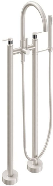 CALIFORNIA FAUCETS 1103-52F.20 Asilomar Tub Fillers Contemporary Floor Mount Tub Filler - Arc Spout