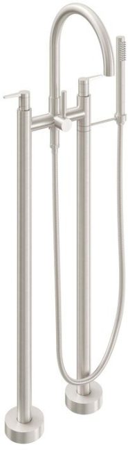 CALIFORNIA FAUCETS 1103-53.18 Asilomar Tub Fillers Contemporary Floor Mount Tub Filler - Arc Spout
