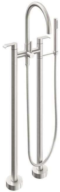 CALIFORNIA FAUCETS 1103-E5.18 Asilomar Tub Fillers Contemporary Floor Mount Tub Filler - Arc Spout