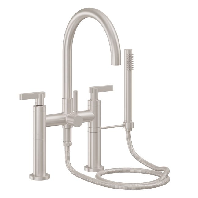 CALIFORNIA FAUCETS 1108-37.18 Asilomar Tub Fillers Contemporary Deck Mount Tub Filler - Arc Spout