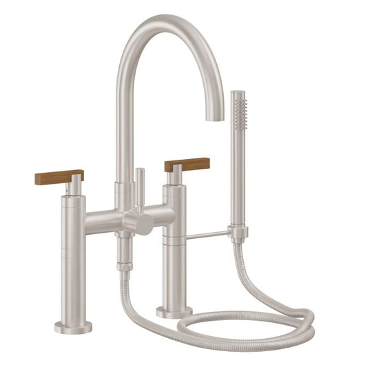 CALIFORNIA FAUCETS 1108-37T.18 Asilomar Tub Fillers Contemporary Deck Mount Tub Filler - Arc Spout