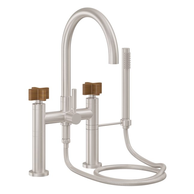 CALIFORNIA FAUCETS 1108-37XT.20 Asilomar Tub Fillers Contemporary Deck Mount Tub Filler - Arc Spout