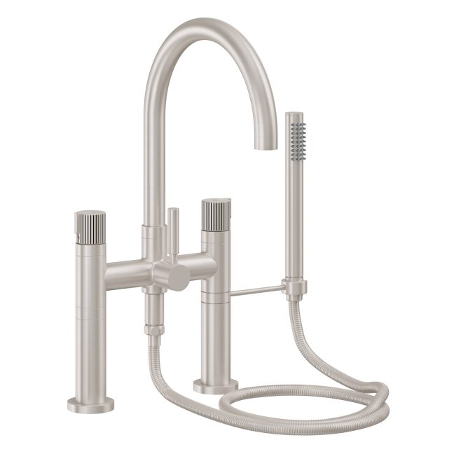 CALIFORNIA FAUCETS 1108-39PI.18 Asilomar Tub Fillers Contemporary Deck Mount Tub Filler - Arc Spout Main image