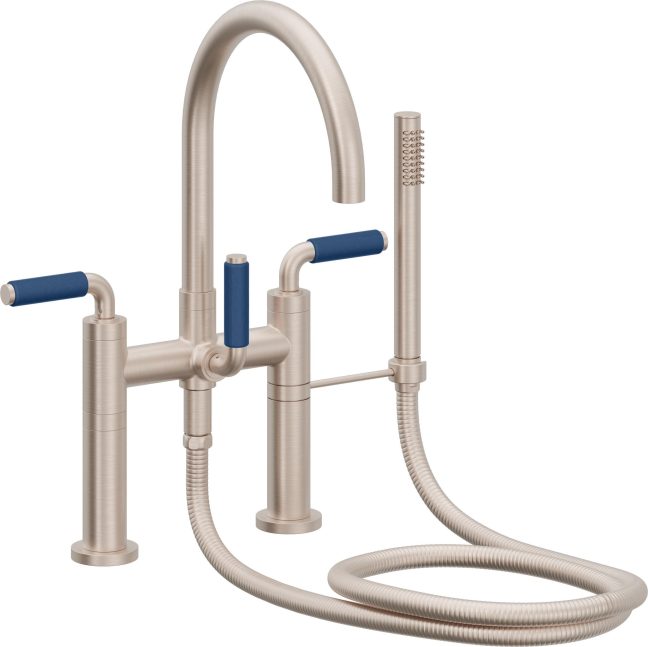 CALIFORNIA FAUCETS 1108-41-BP.18 Asilomar Tub Fillers Contemporary Deck Mount Tub Filler - Arc Spout Main image