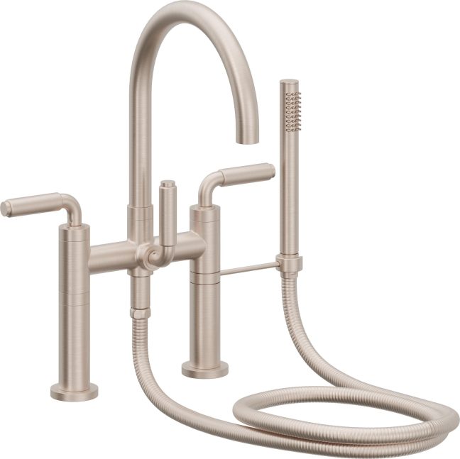 CALIFORNIA FAUCETS 1108-41.18 Asilomar Tub Fillers Contemporary Deck Mount Tub Filler - Arc Spout Main image