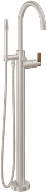 CALIFORNIA FAUCETS 1111-H37T.20 Asilomar Tub Fillers Contemporary Single Hole Floor Mount Tub Filler - Arc Spout