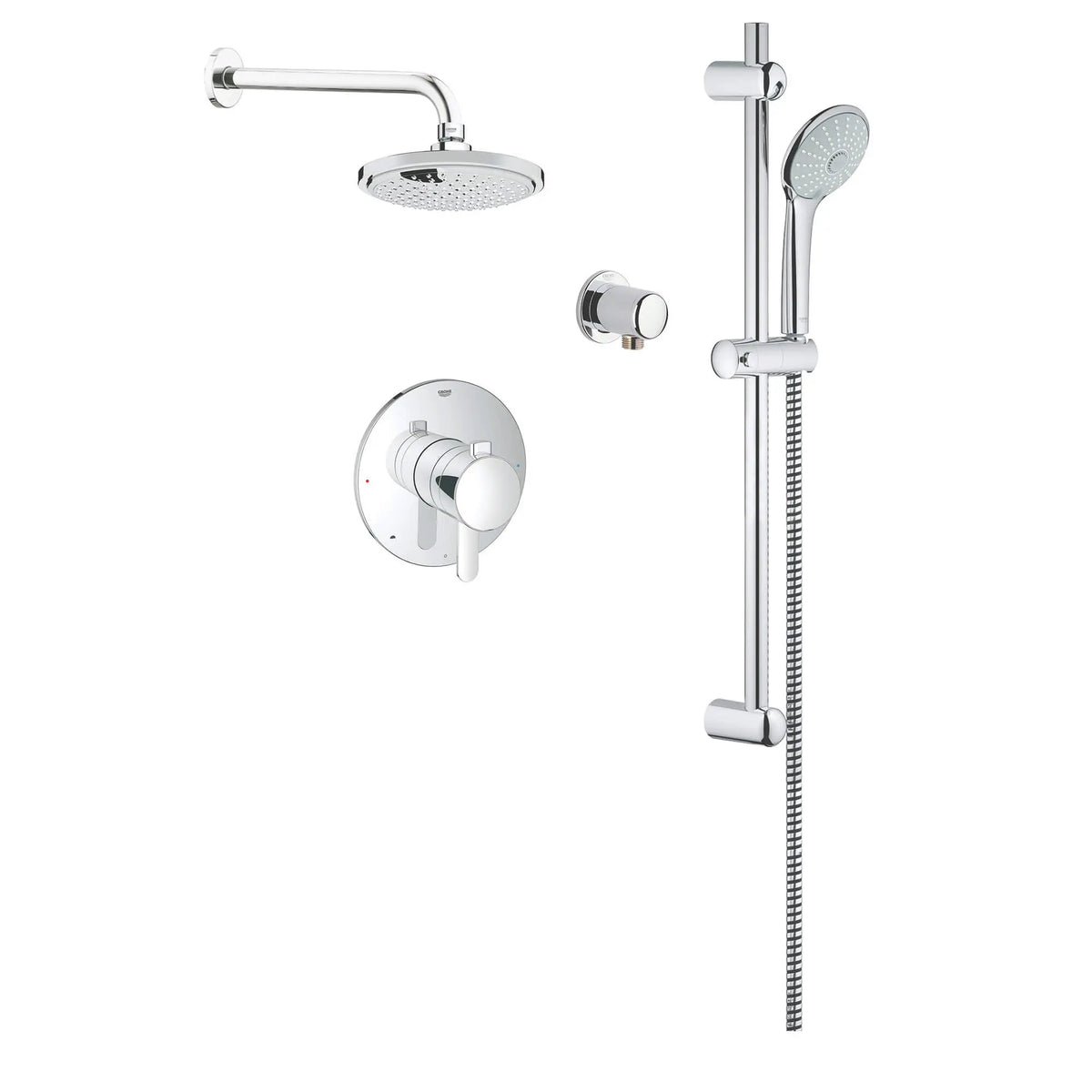 GROHE 117166 Cosmopolitan Pbv Dual Function Shower Ki Main image