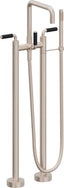 CALIFORNIA FAUCETS 1203-41-ADC.20 Bolsa Tub Fillers Contemporary Floor Mount Tub Filler - Quad Spout