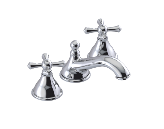 RUBINET 1AFMC Jasmin Widespread Lav. Set. (less drain) Main image