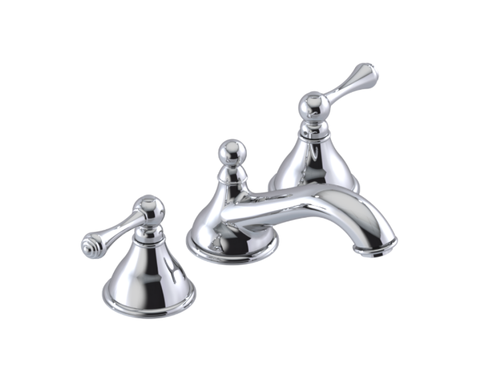 RUBINET 1AFML Jasmin Widespread Lav. Set. (less drain) Main image