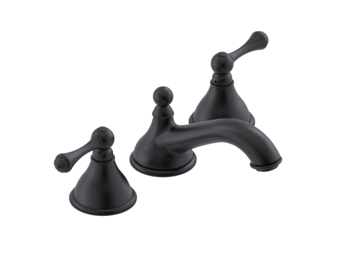 RUBINET 1AFML Jasmin Widespread Lav. Set. (less drain) Secondary image