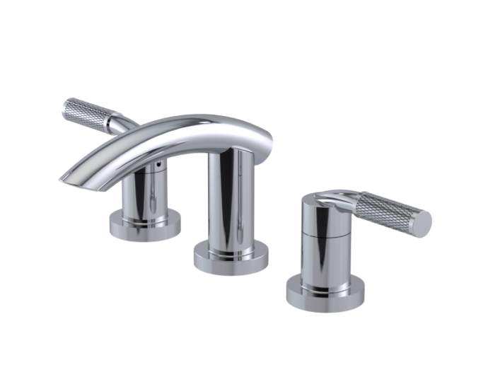 RUBINET 1AHOL H2O Widespread Lav. Set. (less drain)