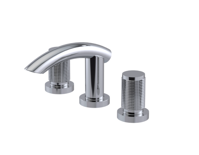RUBINET 1AHOR H2O Widespread Lav. Set. (less drain)