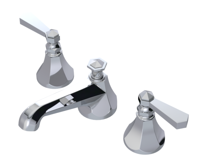 RUBINET 1AHXL Hexis Widespread Lav. Set. (less drain) Main image