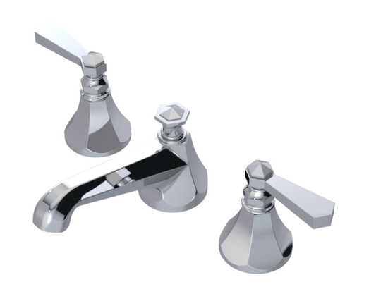 RUBINET 1AHXL Hexis Widespread Lav. Set. (less drain)