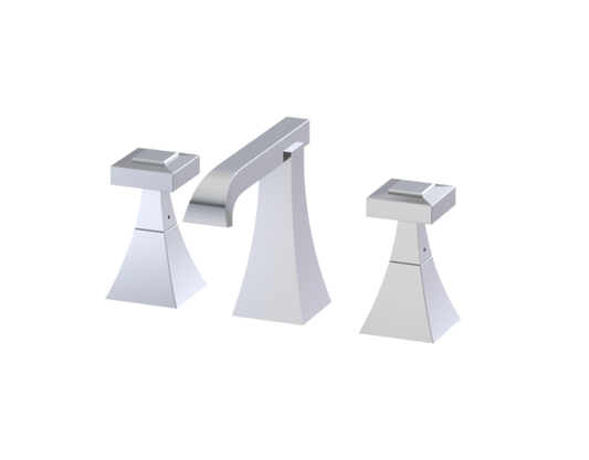 RUBINET 1AICQ Ice Widespread Lav. Set. (less drain)