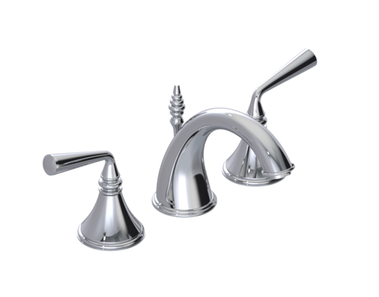 RUBINET 1AJSL Jasmin Widespread Lav. Set. (less drain)