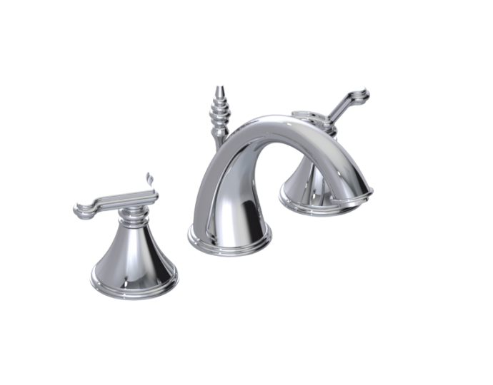 RUBINET 1AJSS Jasmin Widespread Lav. Set. (less drain)