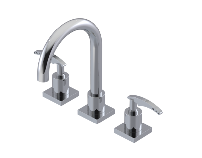 RUBINET 1ALAL LaSalle Widespread Lav. Set. (less drain) Main image