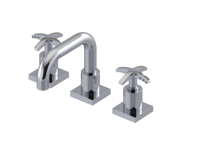RUBINET 1ALGC LaSalle Widespread Lav. Set. with Genesis spout (less drain) Main image