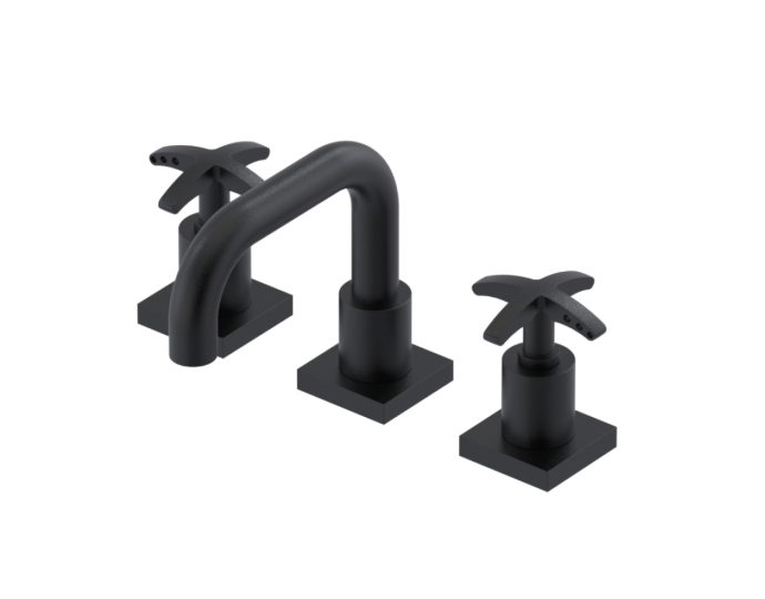 RUBINET 1ALGC LaSalle Widespread Lav. Set. with Genesis spout (less drain) Secondary image