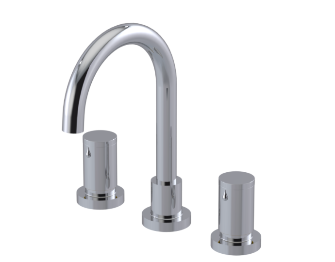 RUBINET 1ANLR Nouveau Widespread Lav. Set. (less drain)