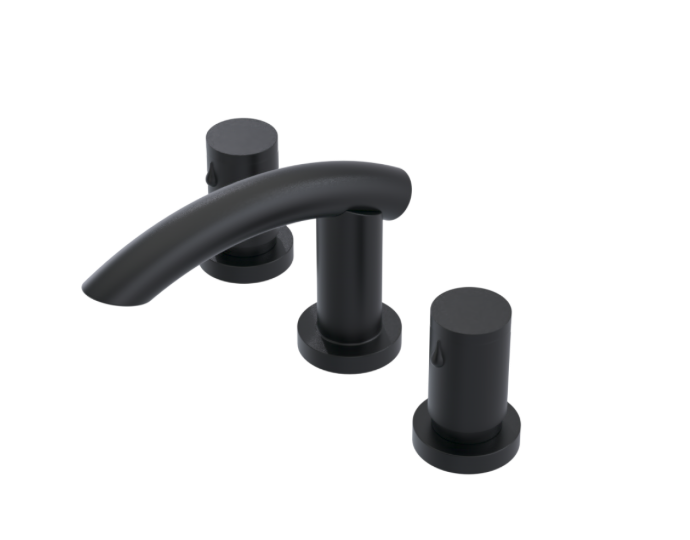 RUBINET 1ANVR Nouveau Widespread Lav. Set. (less drain) Secondary image