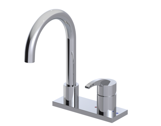 RUBINET 1BLAL LaSalle 4" Centre Single Control Lav. Set (less drain)