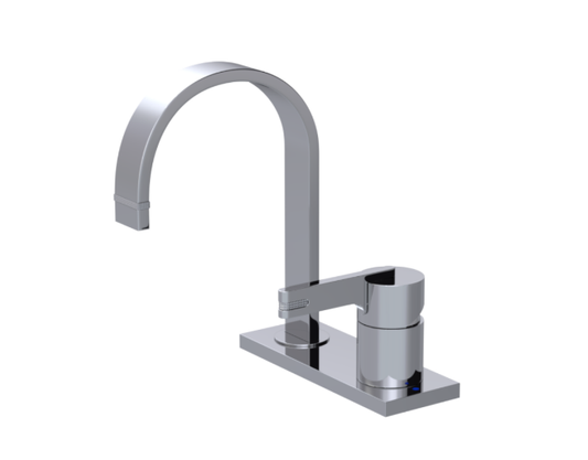 RUBINET 1BRTL R10 4" Centre Single Control Lav. Set (less drain)